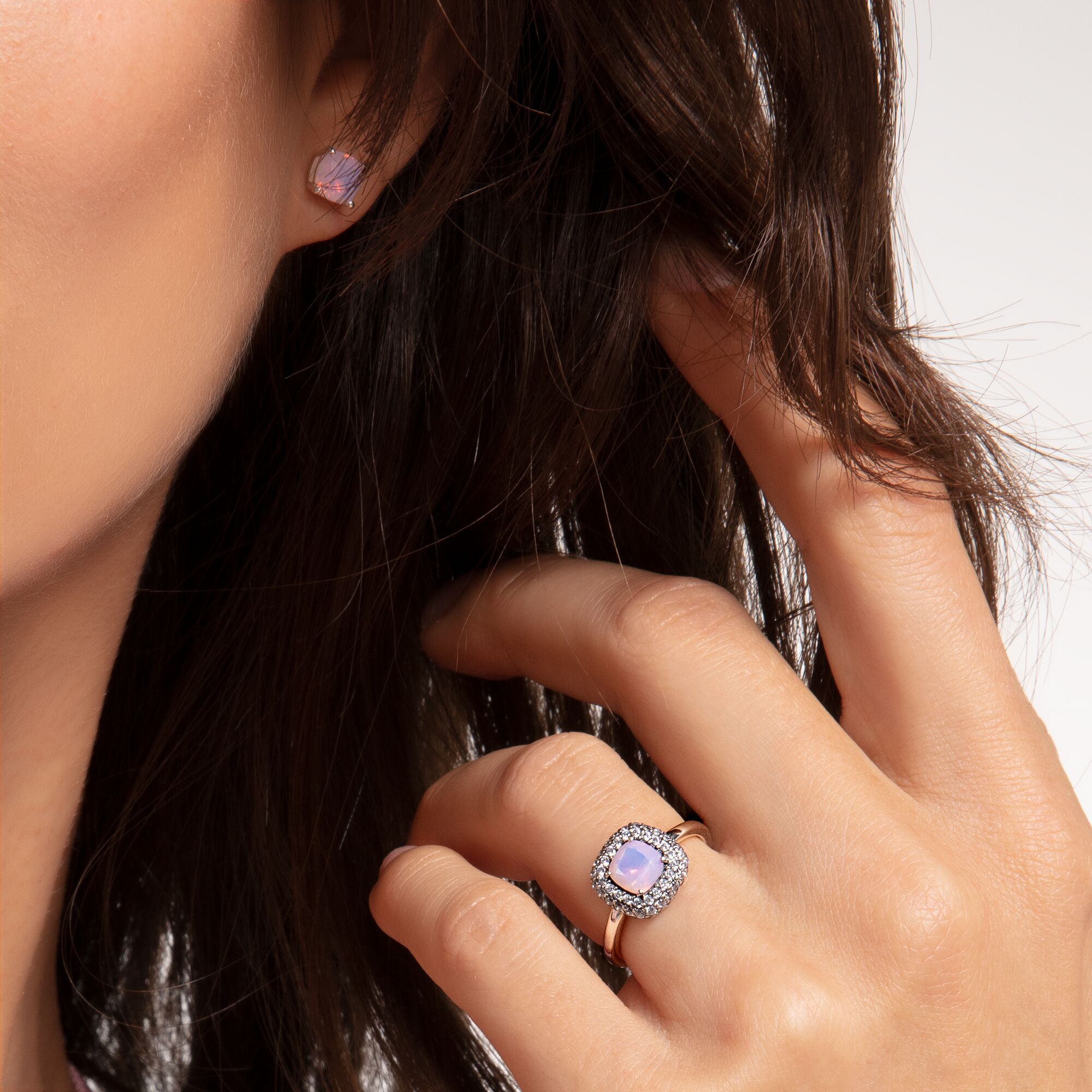 Thomas Sabo Ring Silber Opal- Farbeffekt TR2287-347-7-52