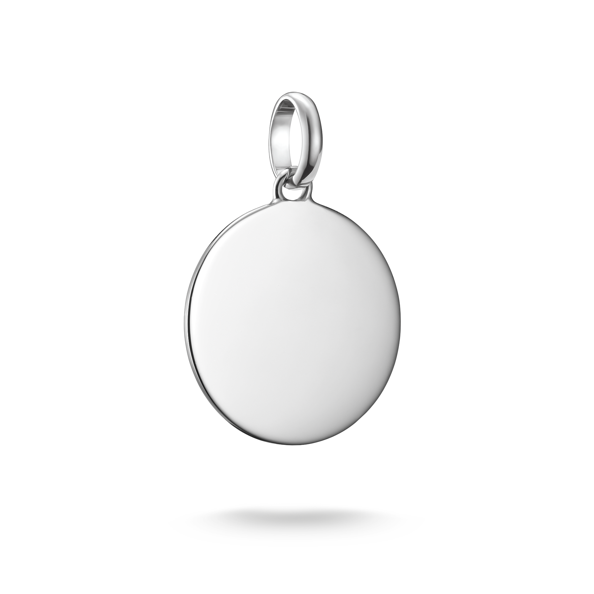 Thomas Sabo Charm-Anhänger Coin groß Silber, kostenlos gravierbar