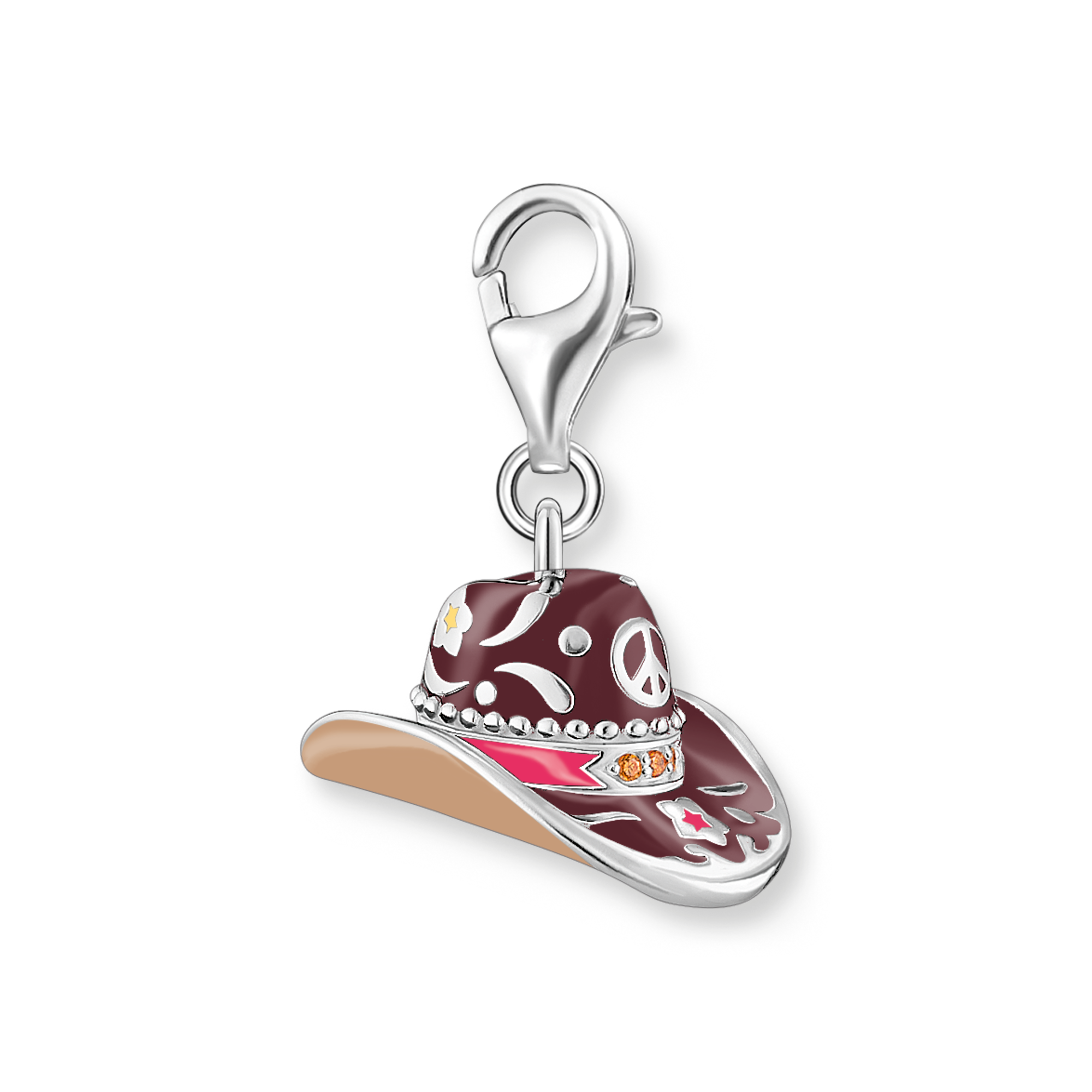 Thomas Sabo 2216-041-7 Charm-Anhänger Cowboy-Hut Silber