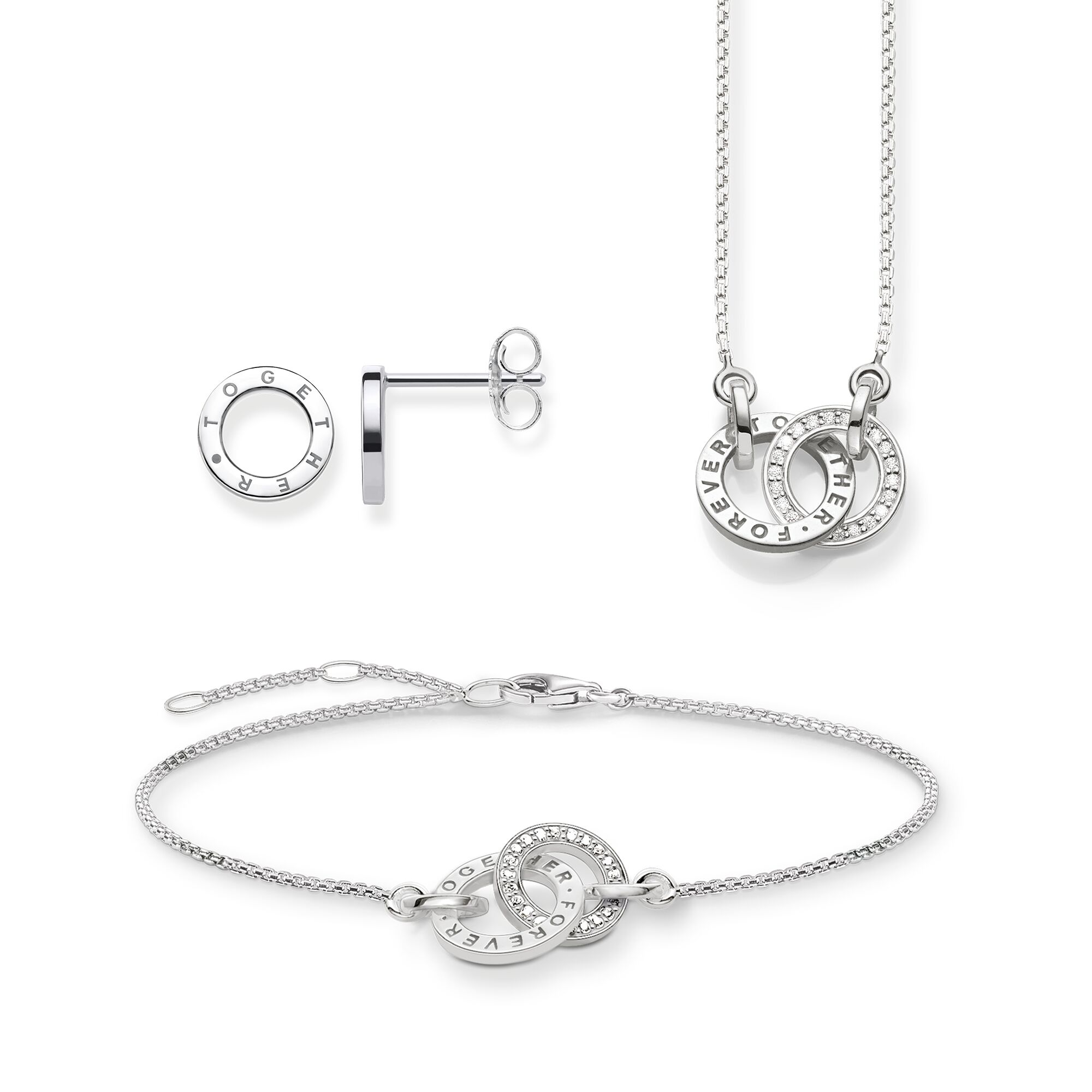 Thomas Sabo Armband Silber "Forever Together" A1551-051-14-L19,5v