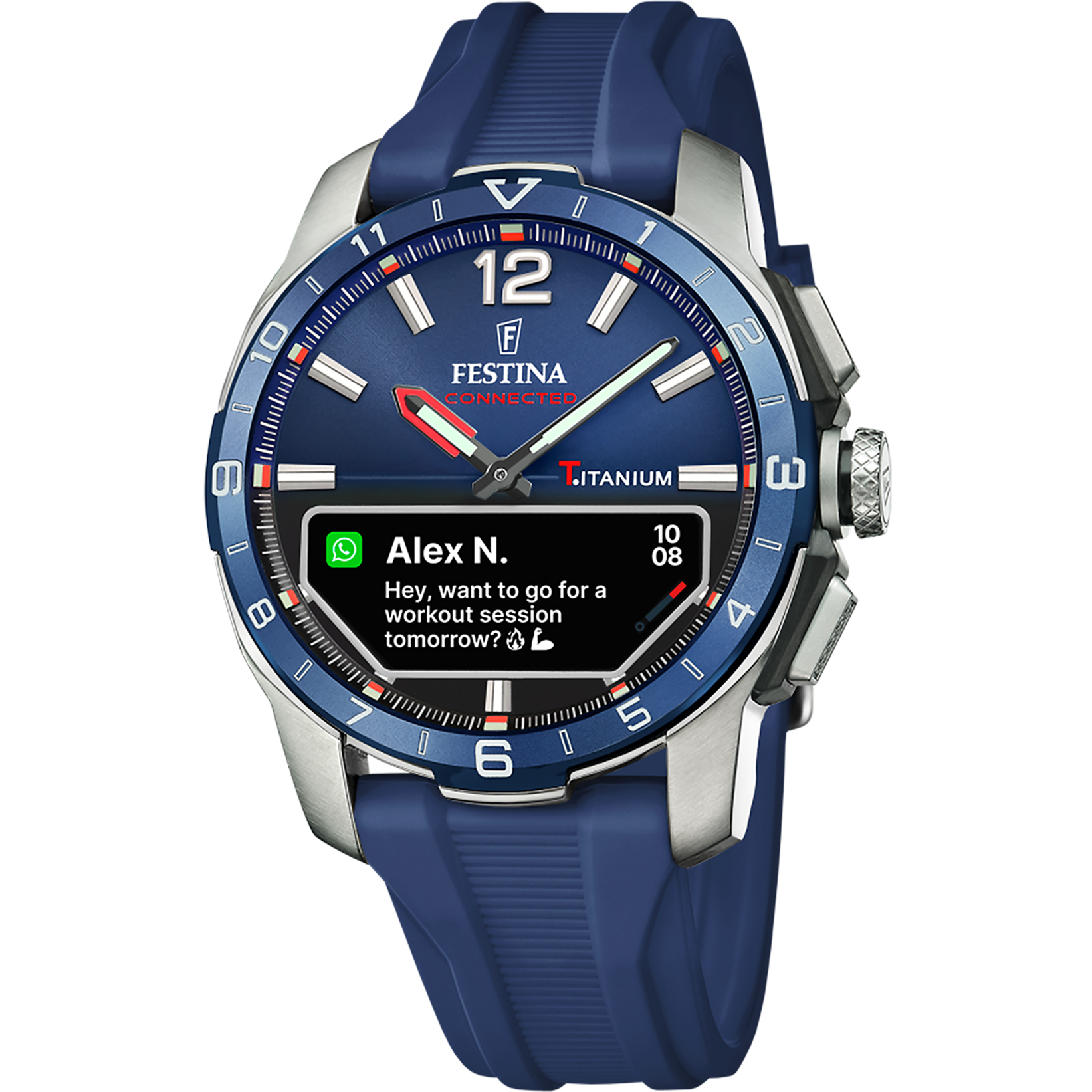 Festina Connected D F23000/E Hybrid-Herrenuhr Titan