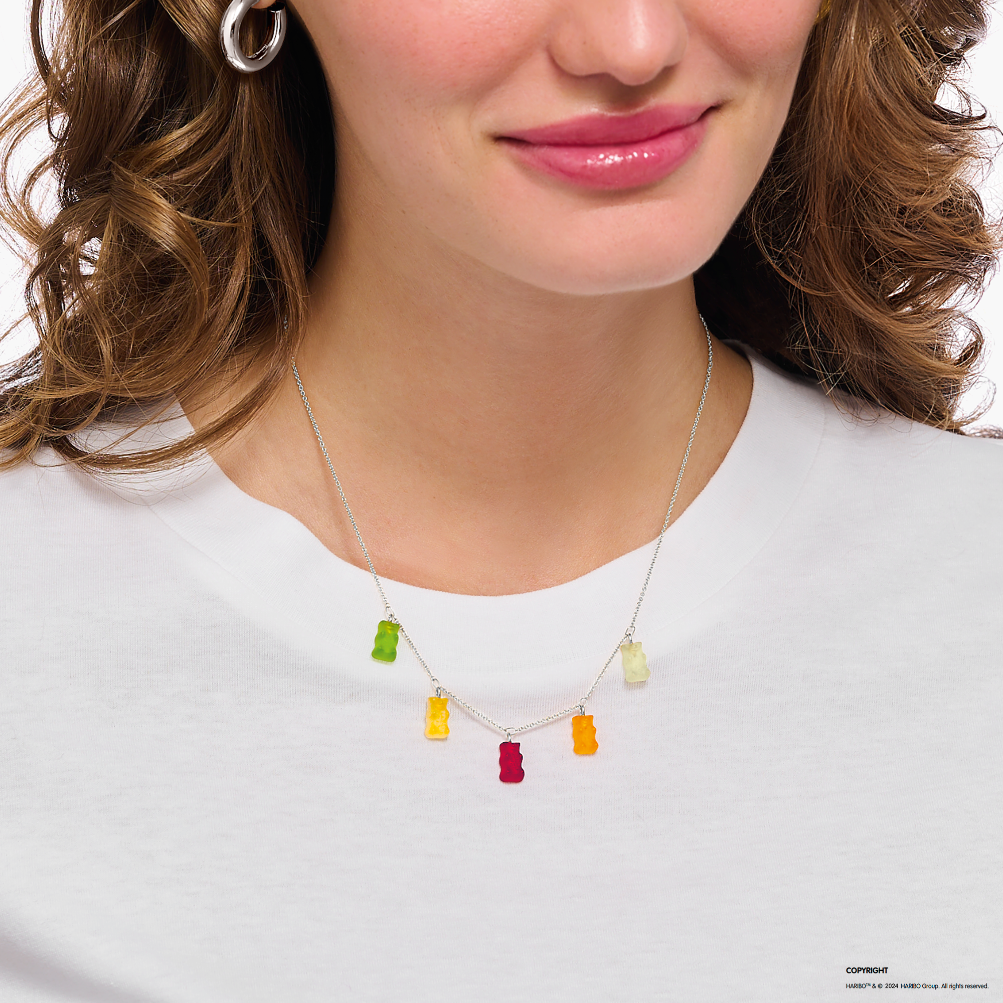 Thomas Sabo KE2205-017-7-L45v Kette Haribo bunt Silber
