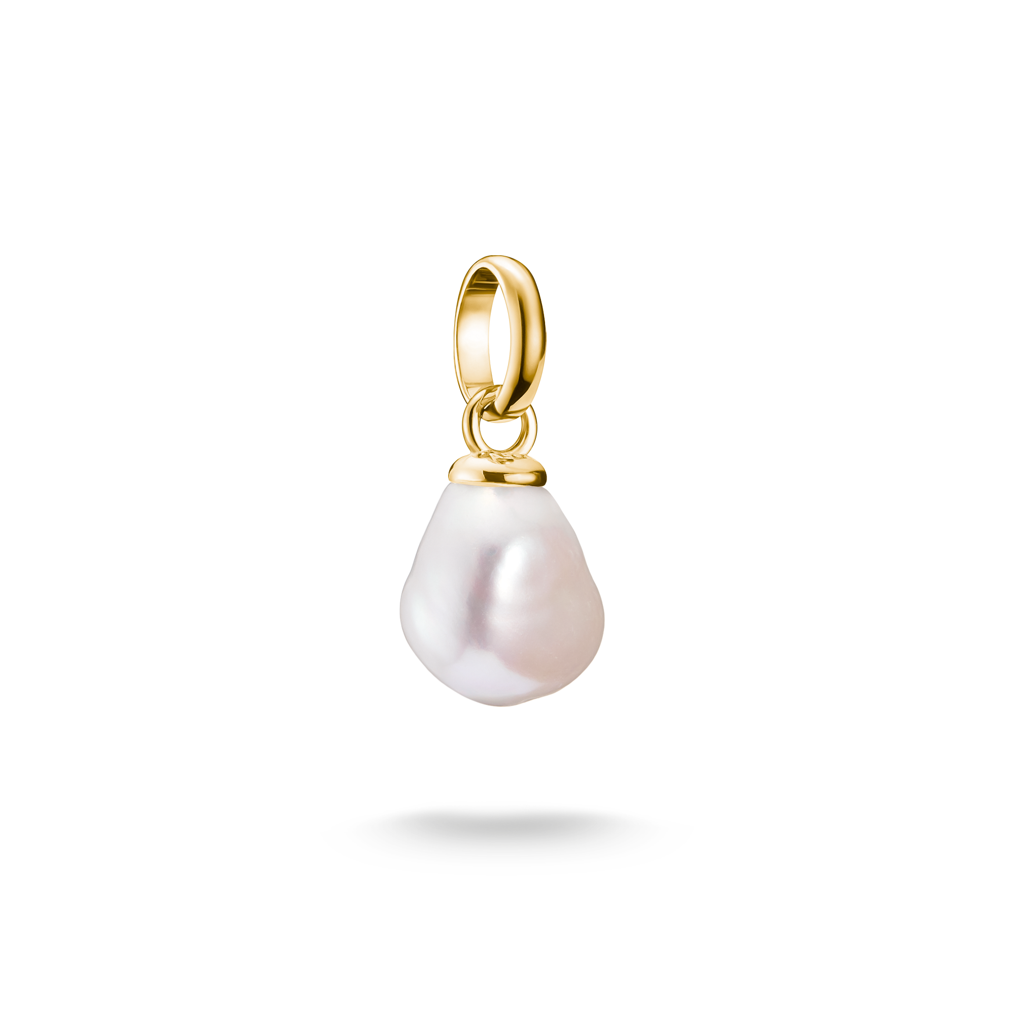 Thomas Sabo Charm-Anhänger mit Süßwasserzuchtperle vergoldet