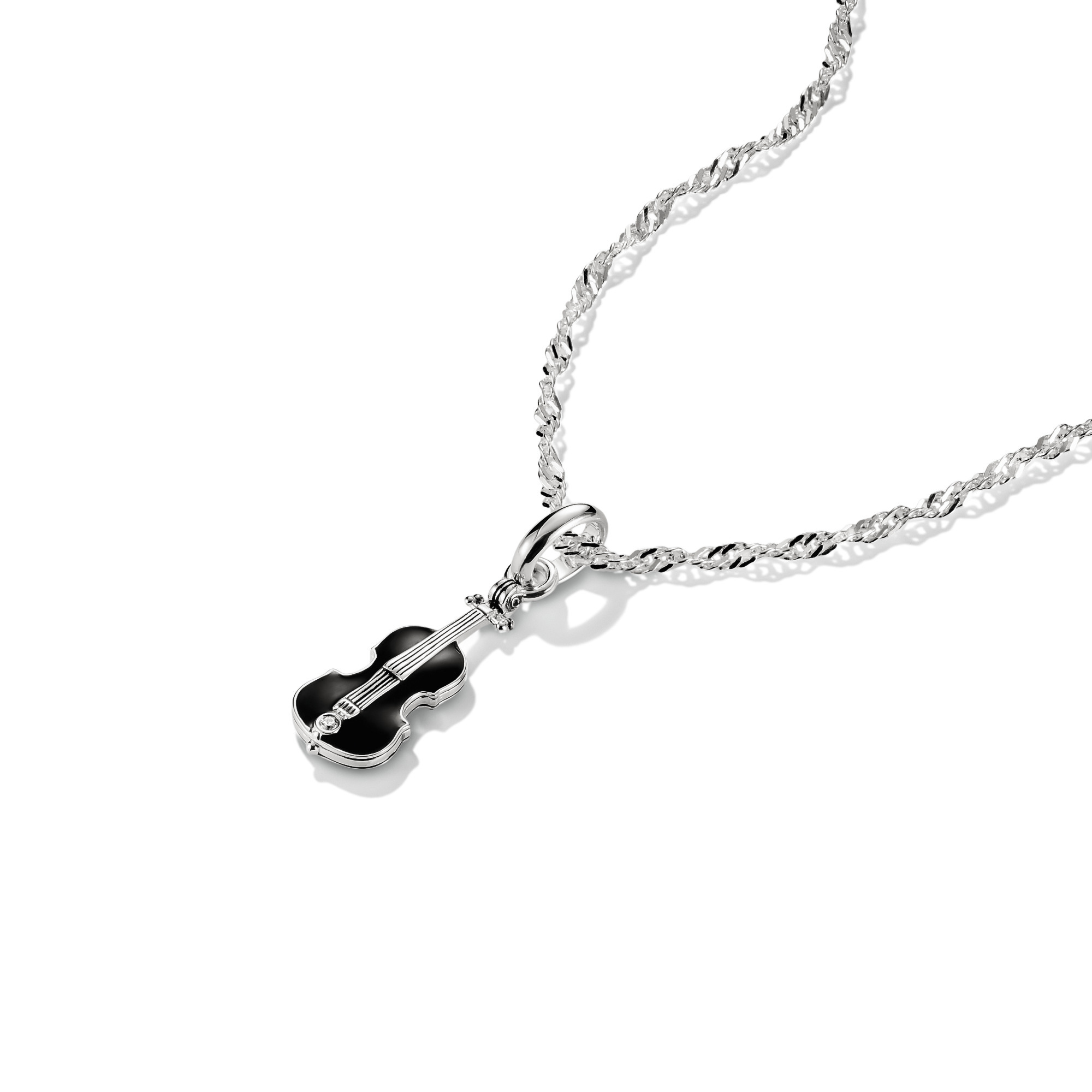THOMAS SABO Kette Wednesday Cello Zirkonia Silber KE2346-691-11