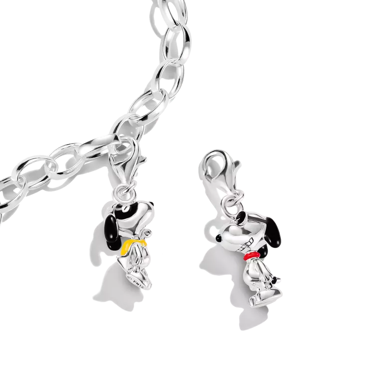 THOMAS SABO PEANUTS™ Charm Snoopy als Superheld – Original 2242-664-7