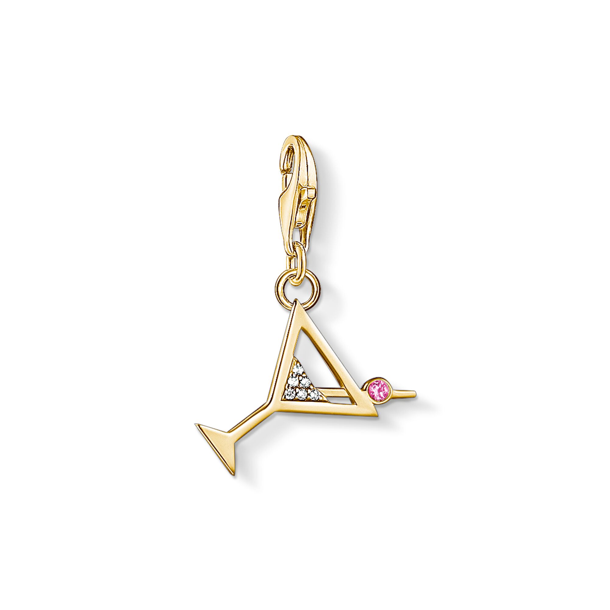 Thomas Sabo 1771-995-7 Charm Silber vergoldet "Cocktail"