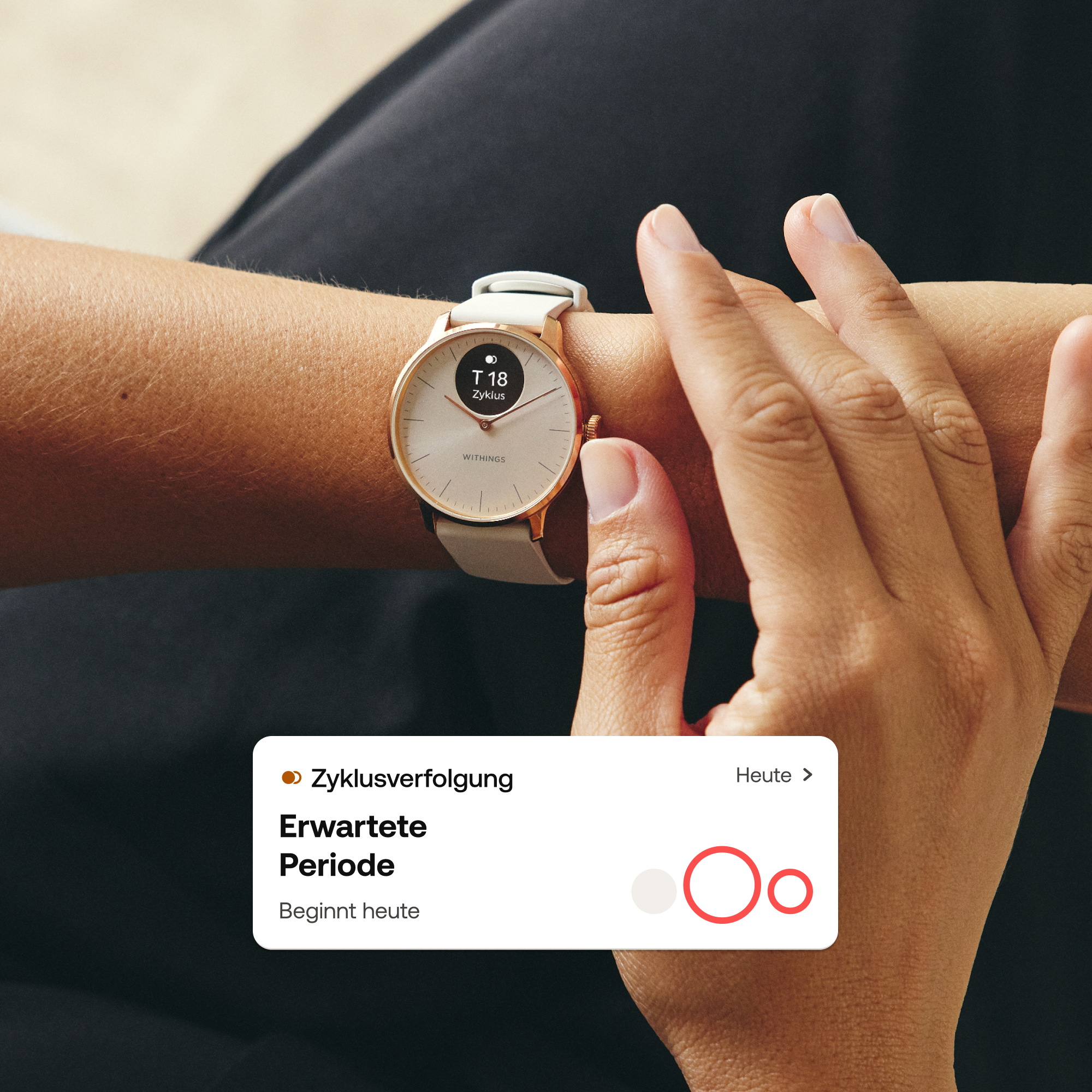Withings HWA11-MODEL 3-ALL-IN Scanwatch light- 37 mm White