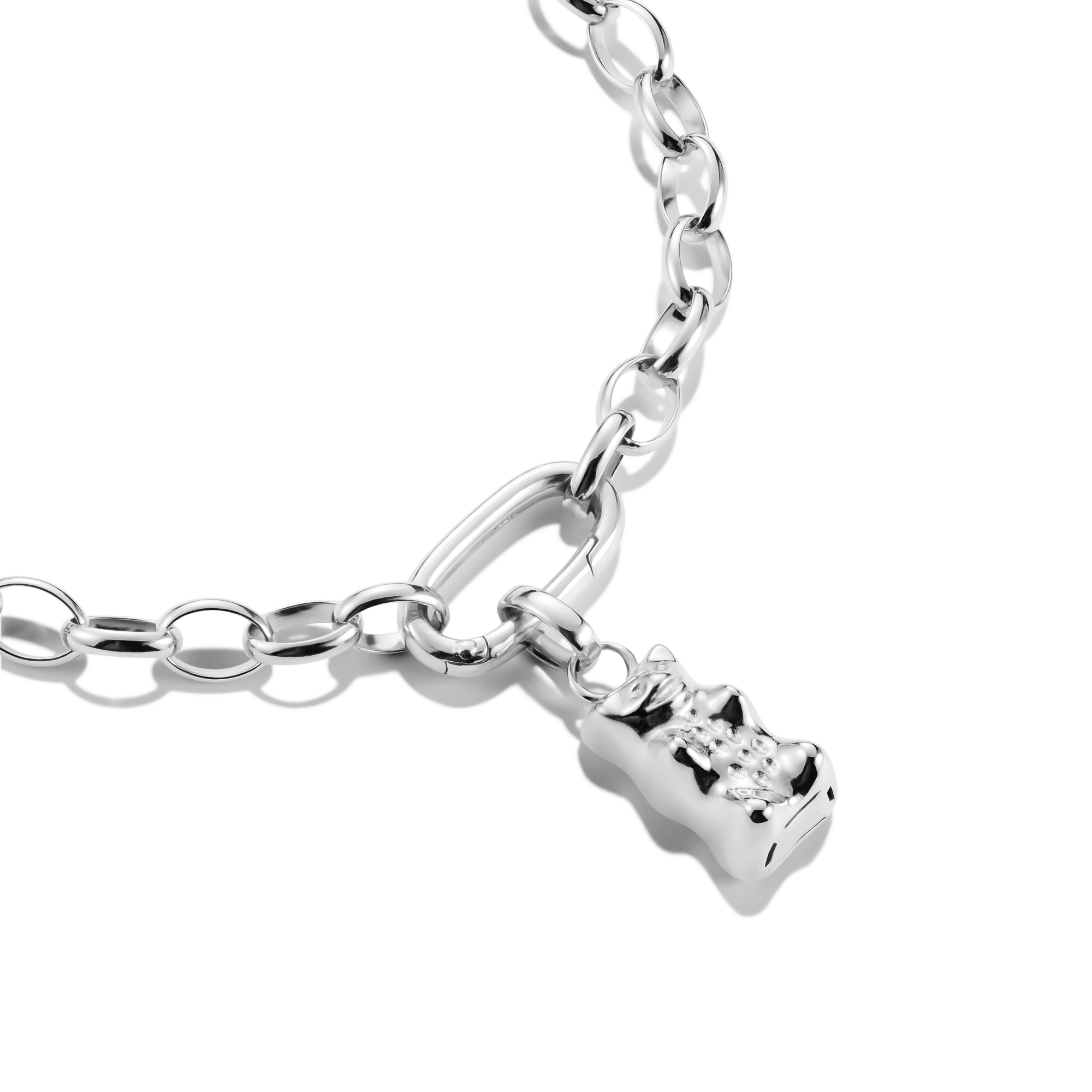 Thomas Sabo CC1276-001-21 Charm-Goldbär-Anhänger Connect Silber