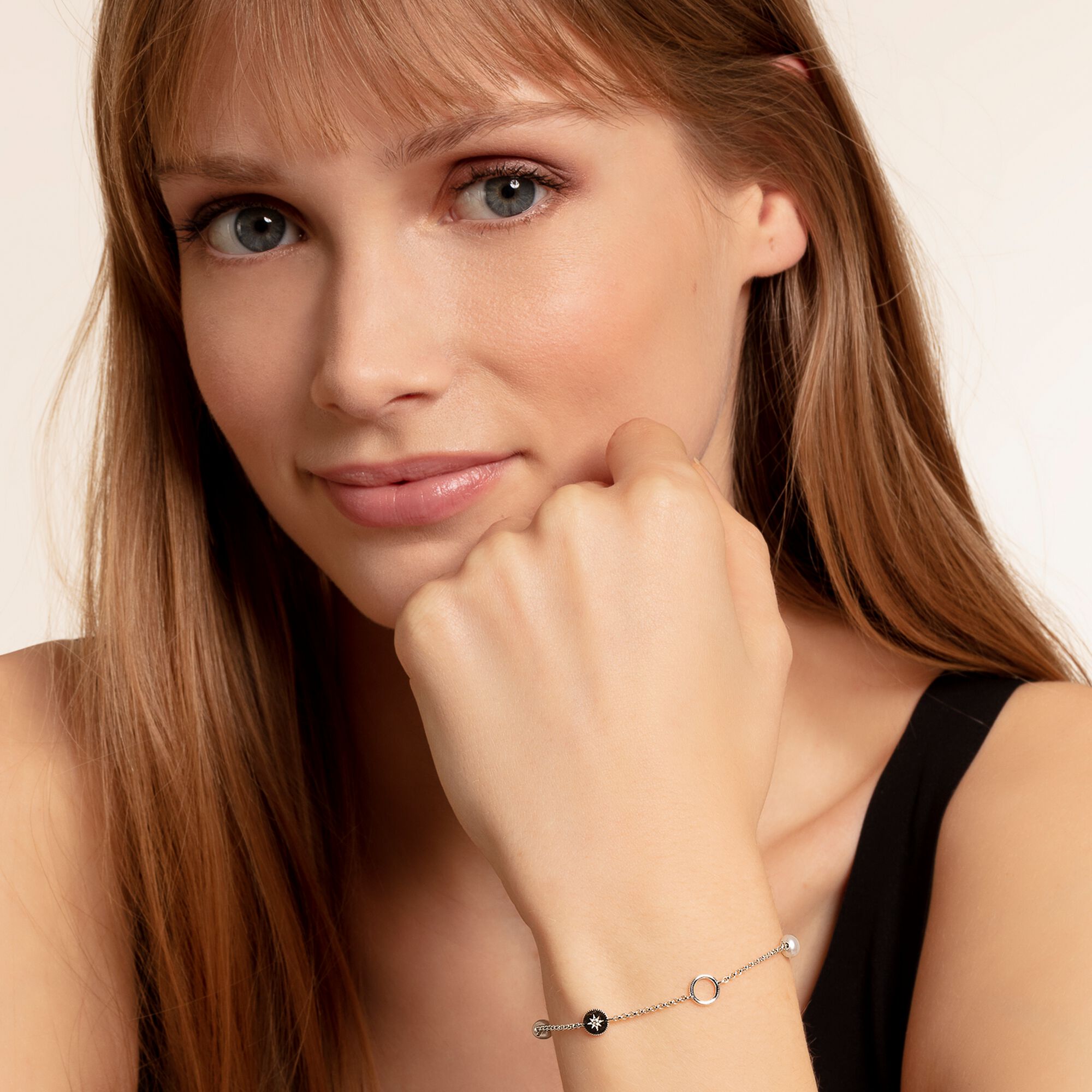 Thomas Sabo X0273-167-14-L19v Charm Armband Silber "Perlen"