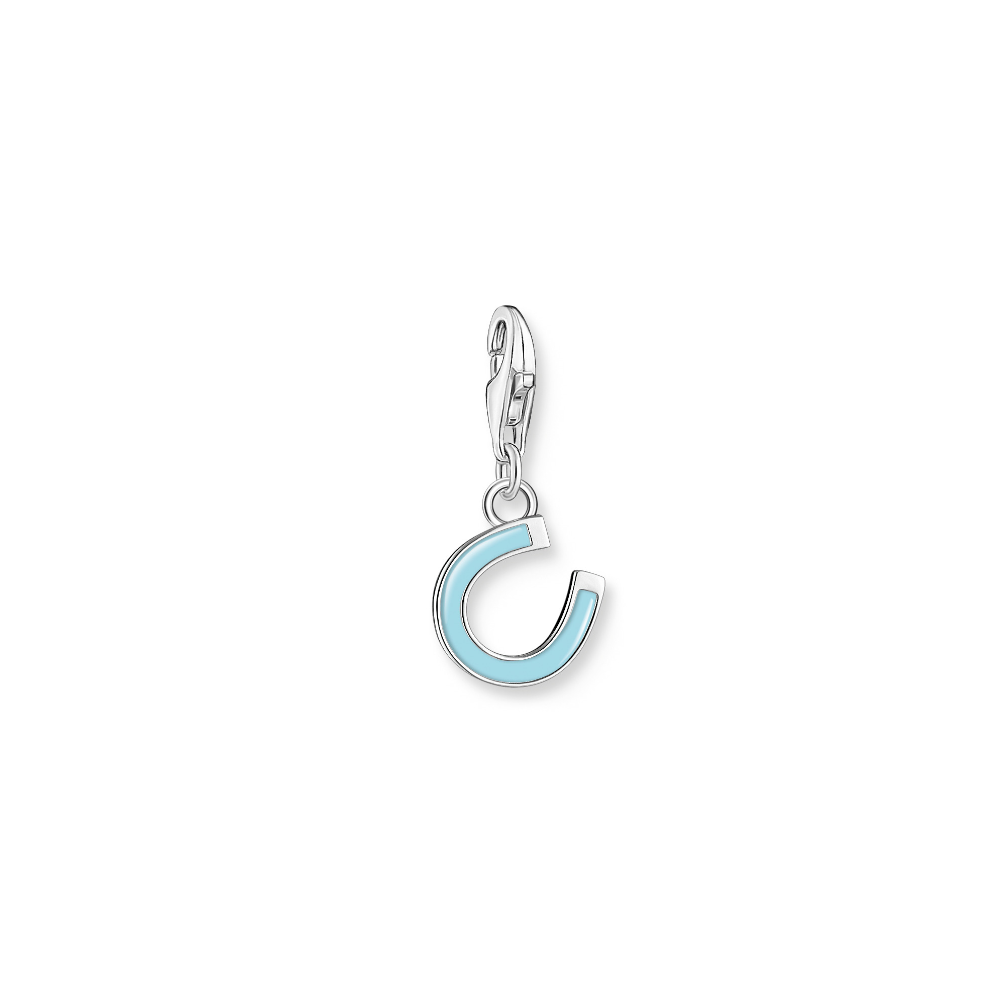 Thomas Sabo 2019-007-17 Charm-Anhänger mintgrünes Hufeisen Silber