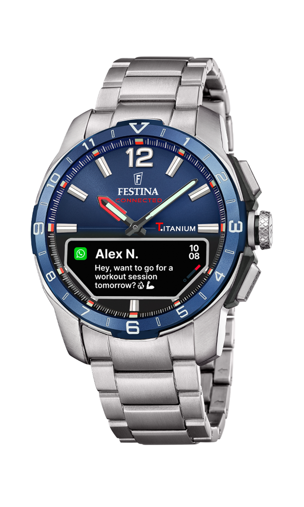 Festina Connected D F23000/E Hybrid-Herrenuhr Titan