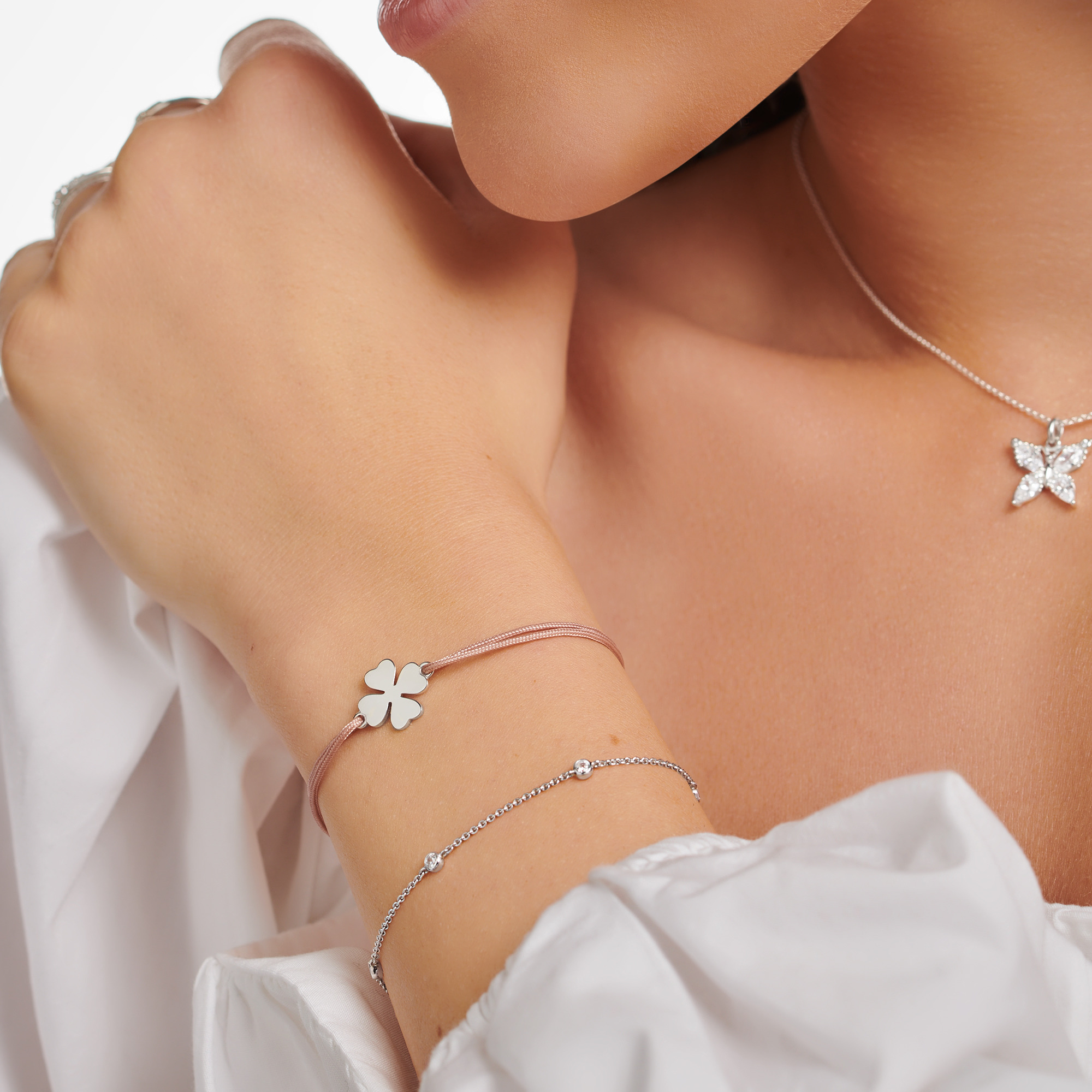 Thomas Sabo Armband Little Secret "Kleeblatt" LS120-173-19-L20v