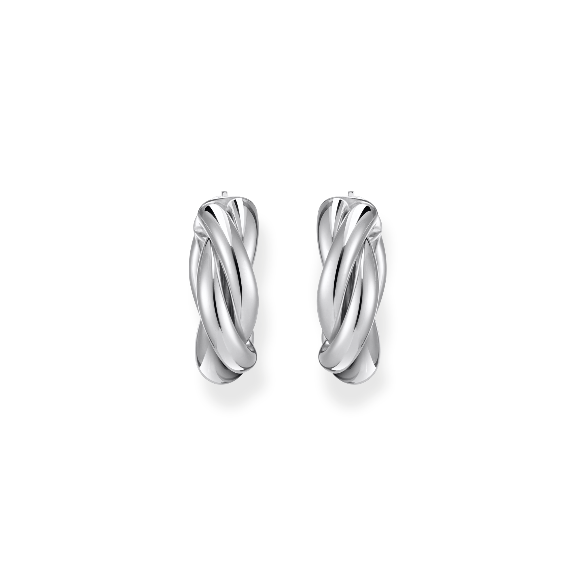 Thomas Sabo Creolen gedrehtes Design Silber CR742-001-21