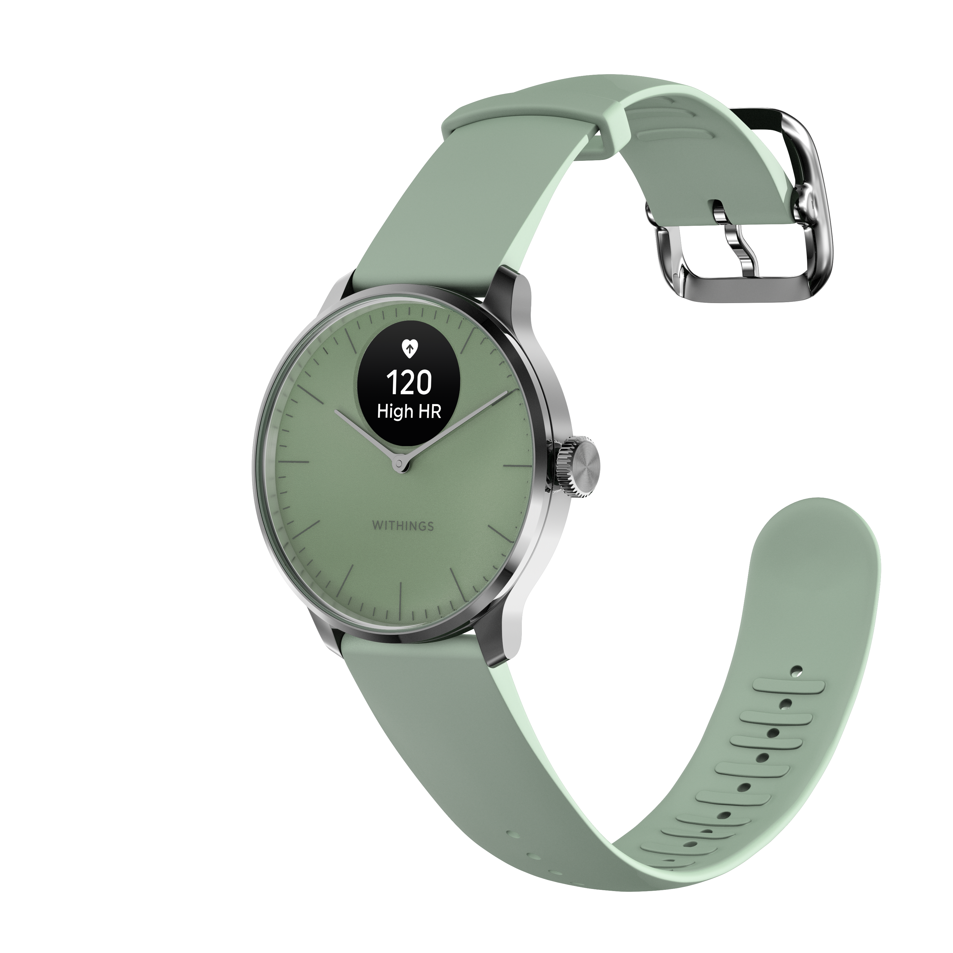 Withings HWA11-MODEL 4-ALL-IN Scanwatch Light - 37mm green