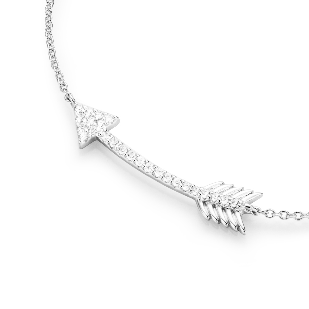 Silberkette mit Pfeil - Motiv günstig kaufen bei Juwelierwelt.de © ★ Gratisversand ab 50€ ★ Paypal ★ trusted shops ★