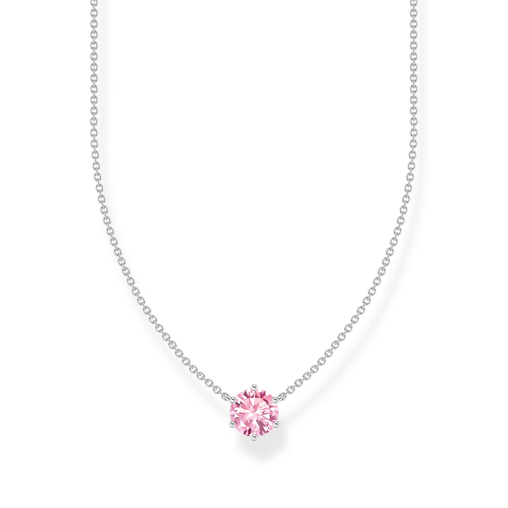 Thomas Sabo KE2210-051-9 Kette mit pink Anhänger