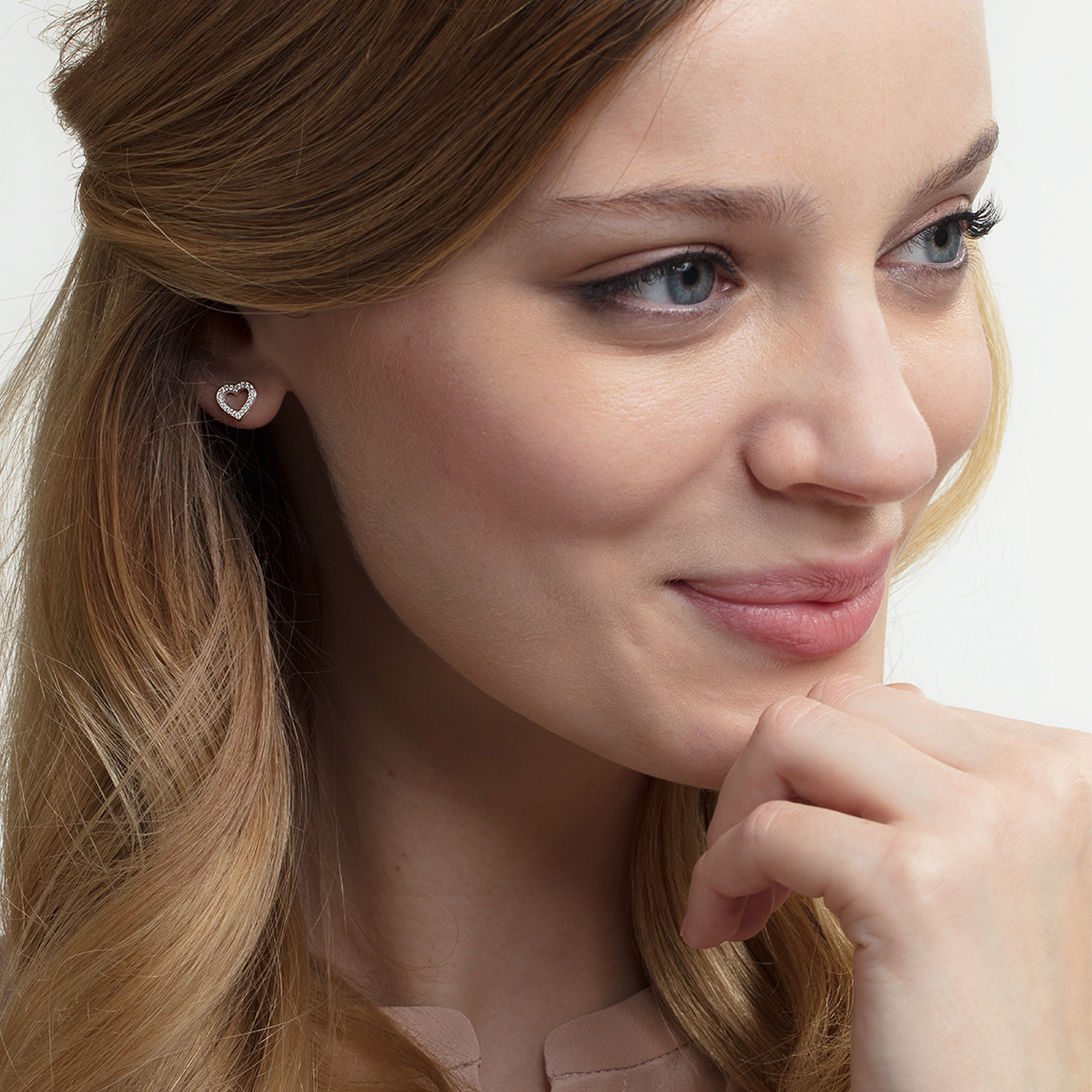 Thomas Sabo Ohrstecker Silber Herz offen SCH150204