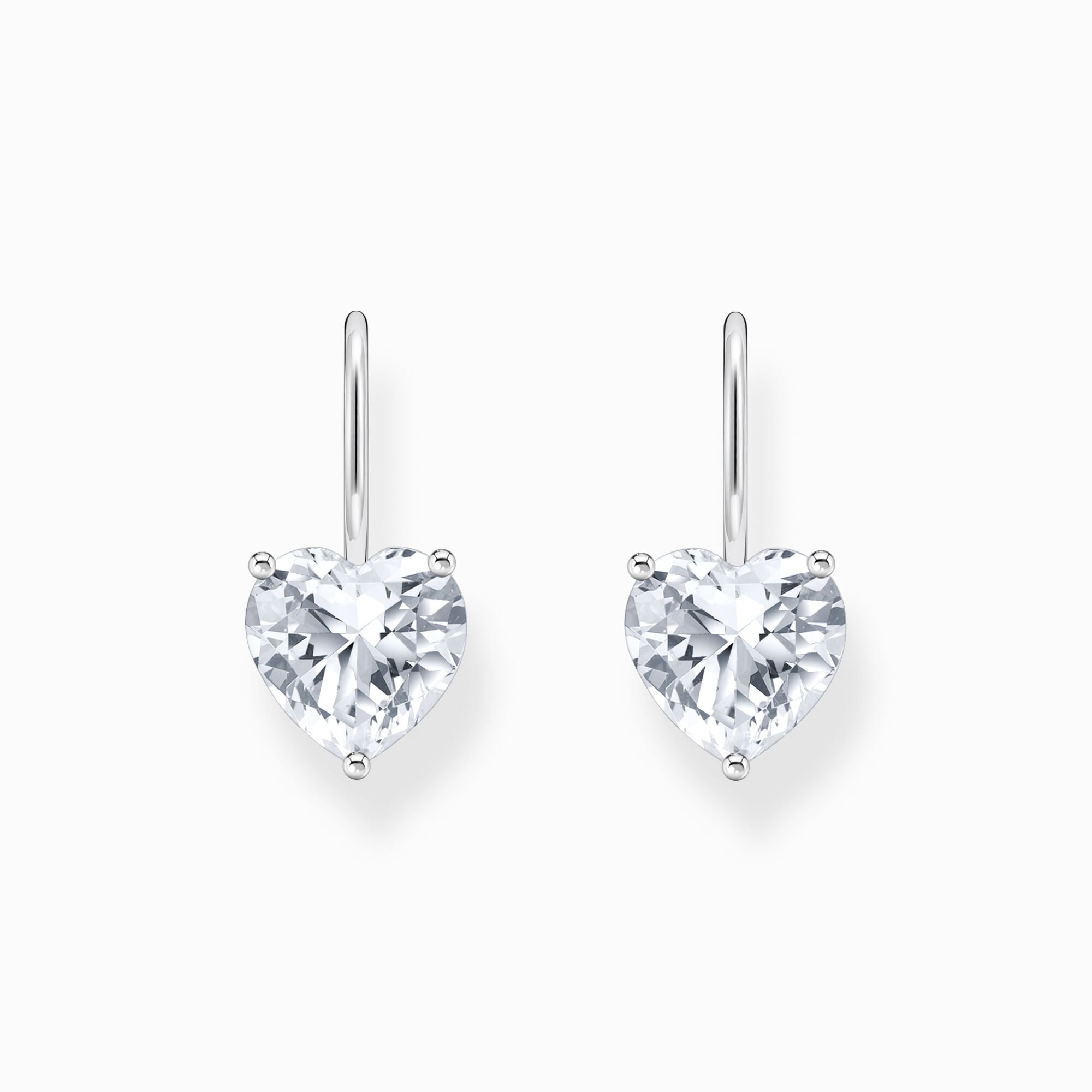 Thomas Sabo H2288-051-14 Ohrhänger mit weißem Zirkonia-Herz