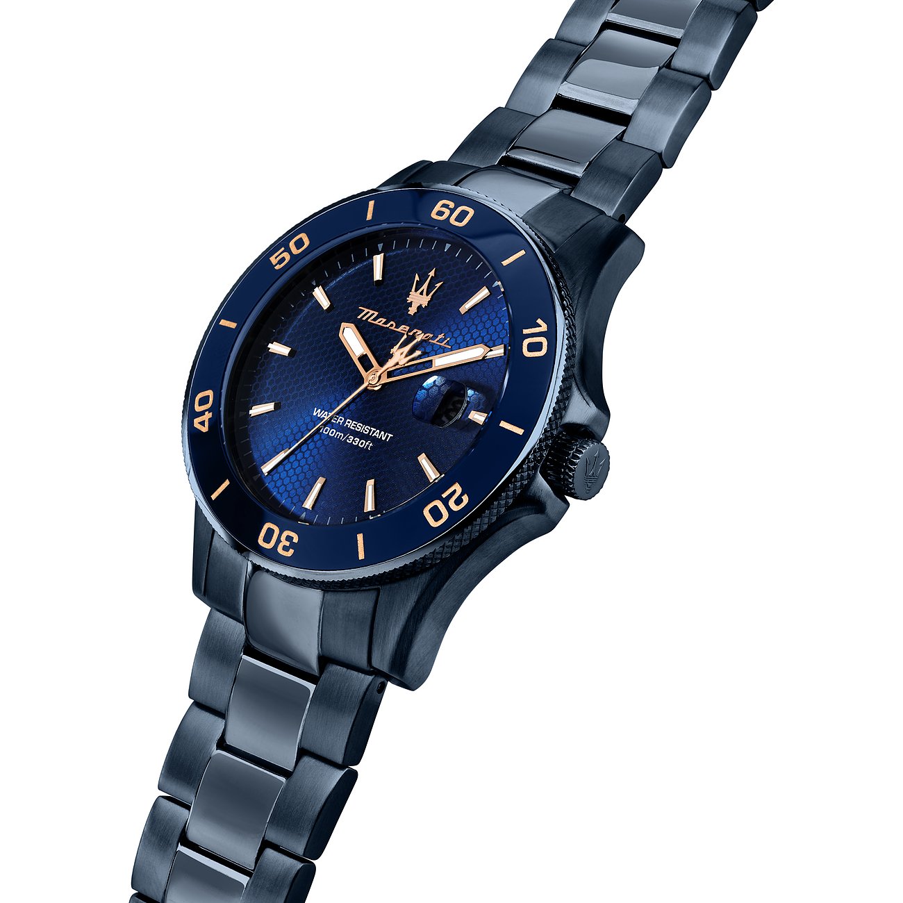 Maserati Herrenuhr Competizione Blau Edelstahl Quarz R8853100037