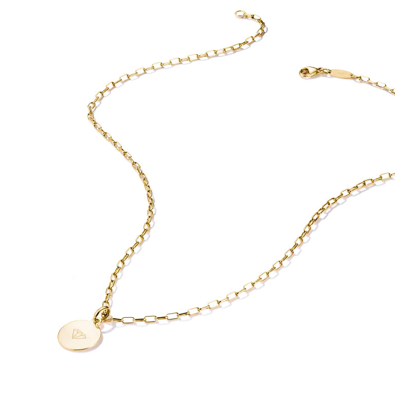 THOMAS SABO Charm-Kette Paperclip vergoldet KE2328-413-39-L45v
