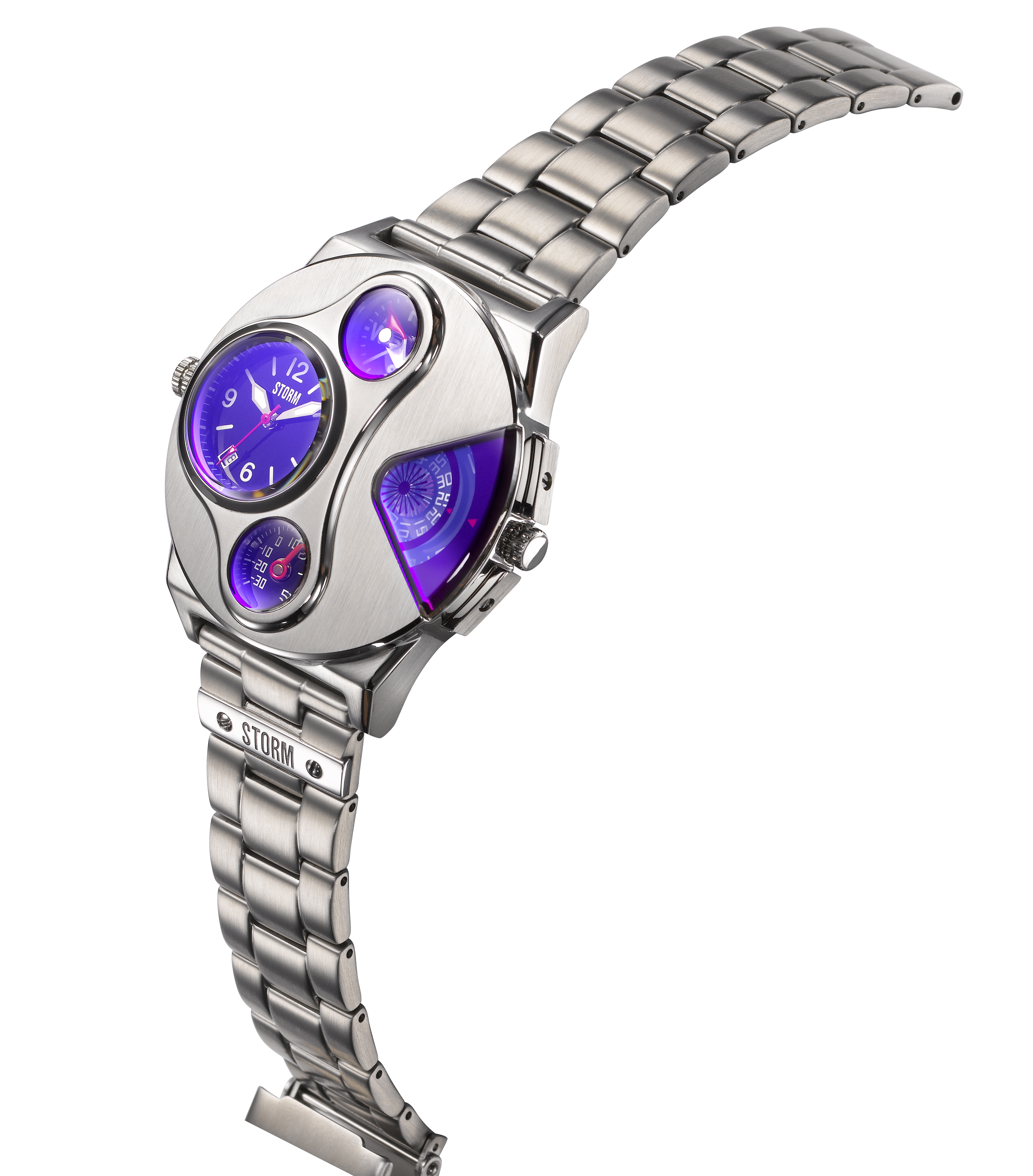 STORM Herrenuhr V2 Navigator Lazer Blue Special Edition Dual Time 47246/B
