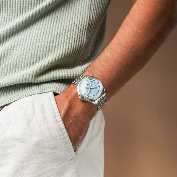 Holzkern Silverstrand Limited Edition Sand/Silber 41 mm