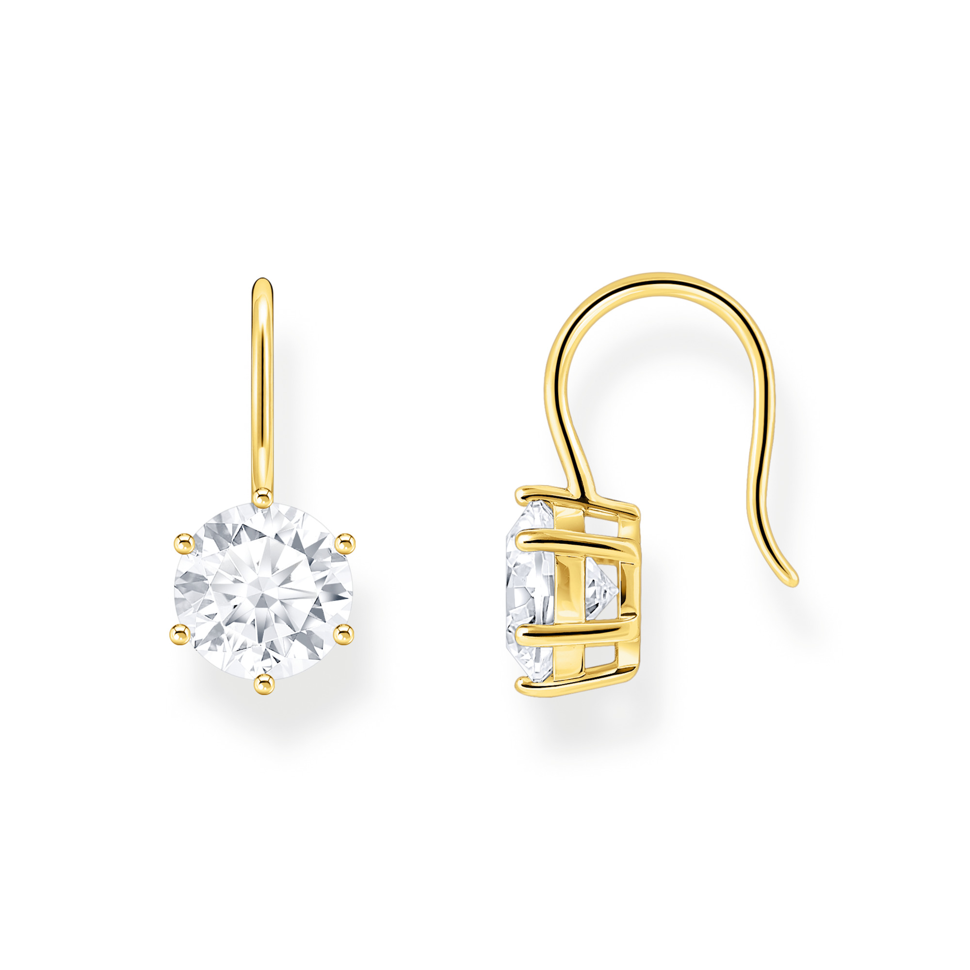 Thomas Sabo H2287-414-14 Ohrhänger mit Zirkonia vergoldet