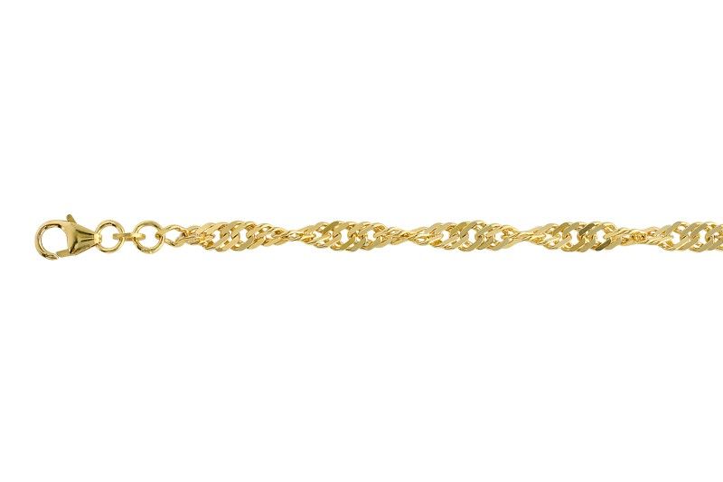 Singapur Kette 45cm Gold 81222