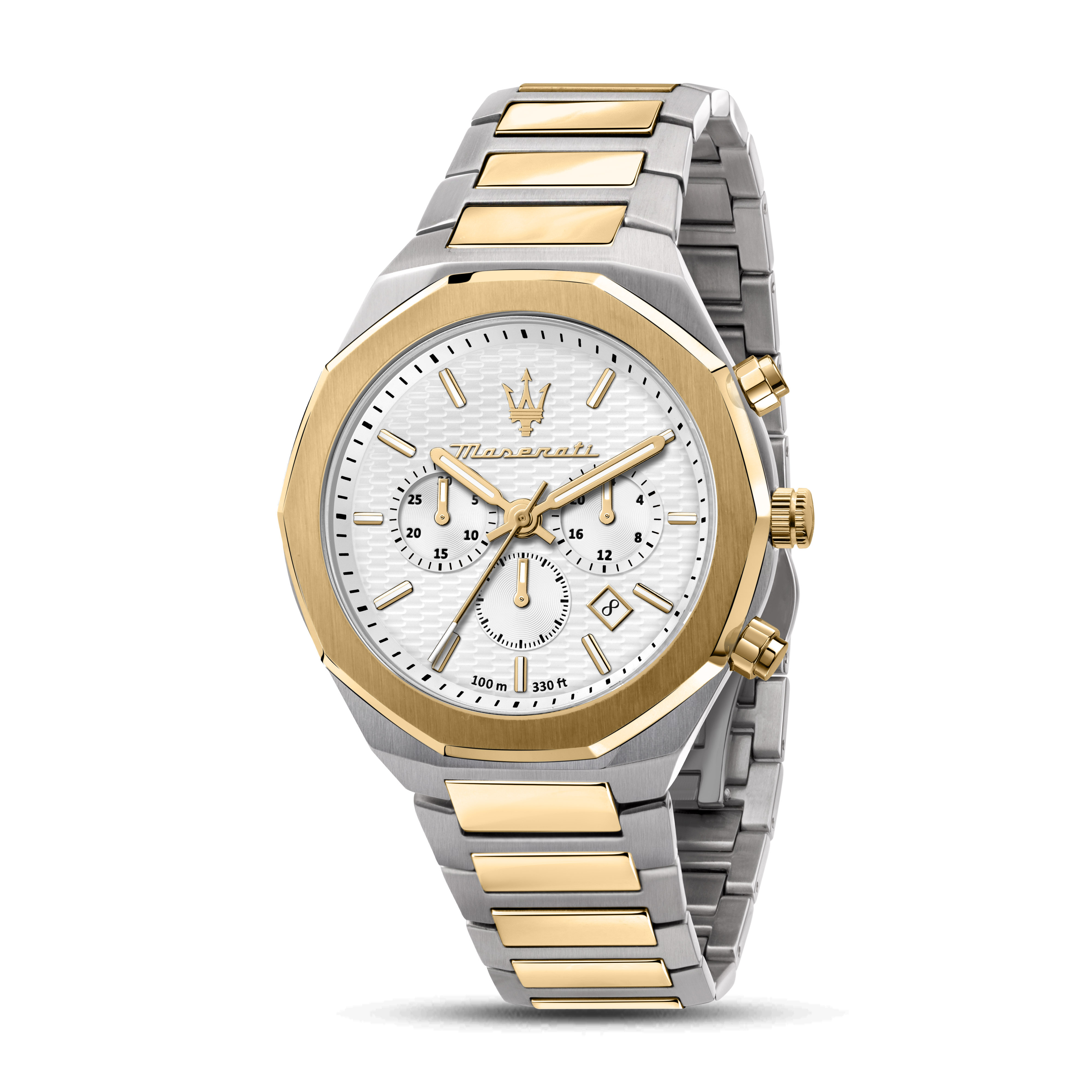 Maserati R8873642009 Herrenuhr STILE bicolor