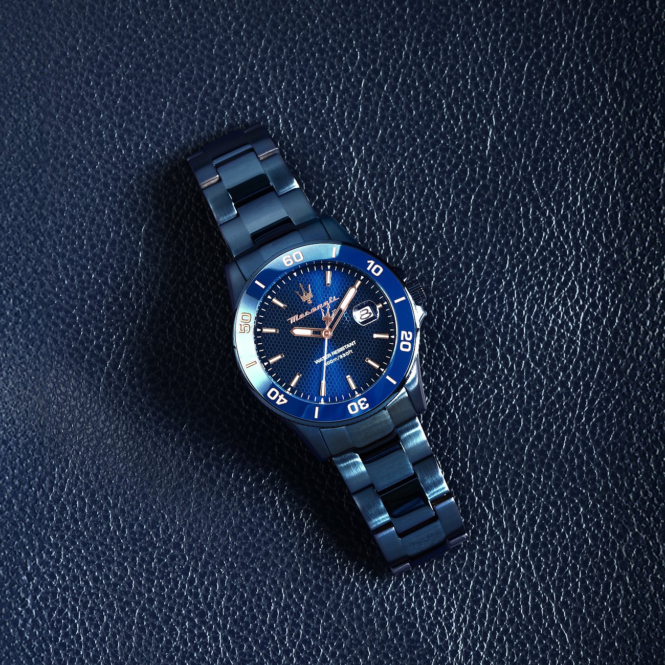 Maserati Herrenuhr Competizione Blau Edelstahl Quarz R8853100037