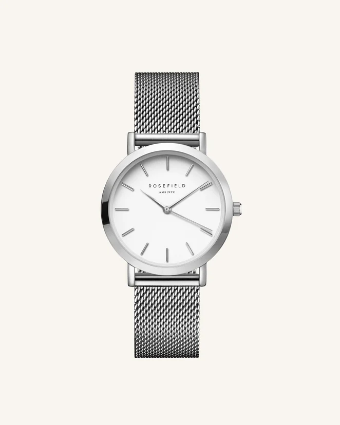 Rosefield Armbanduhr Tribeca White Silver TWS-T52