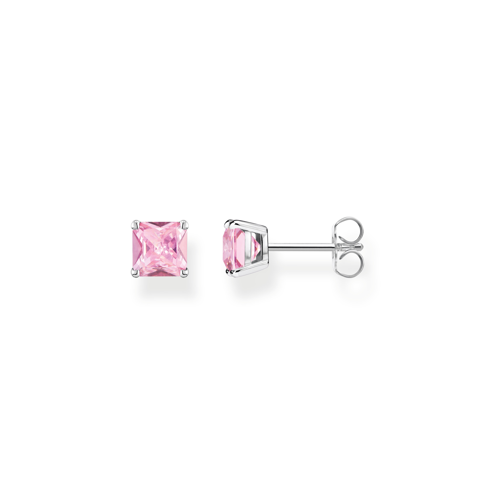 Thomas Sabo H2174-051-9 Ohrstecker mit pinkem Stein Silber