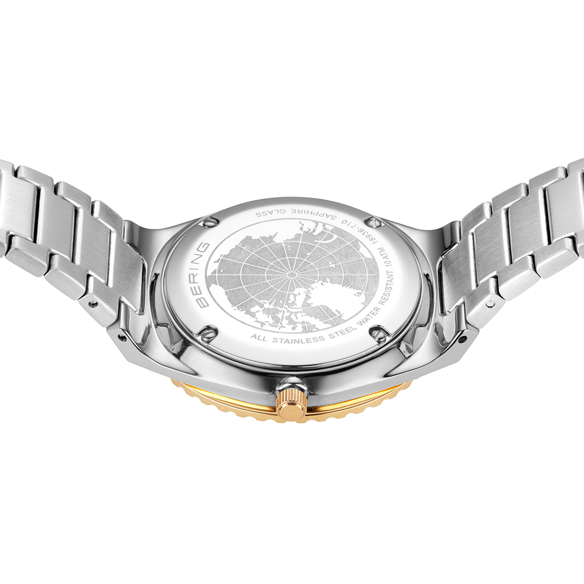 BERING Damenuhr Classic Collection bicolor 36 mm Datum 18936-710
