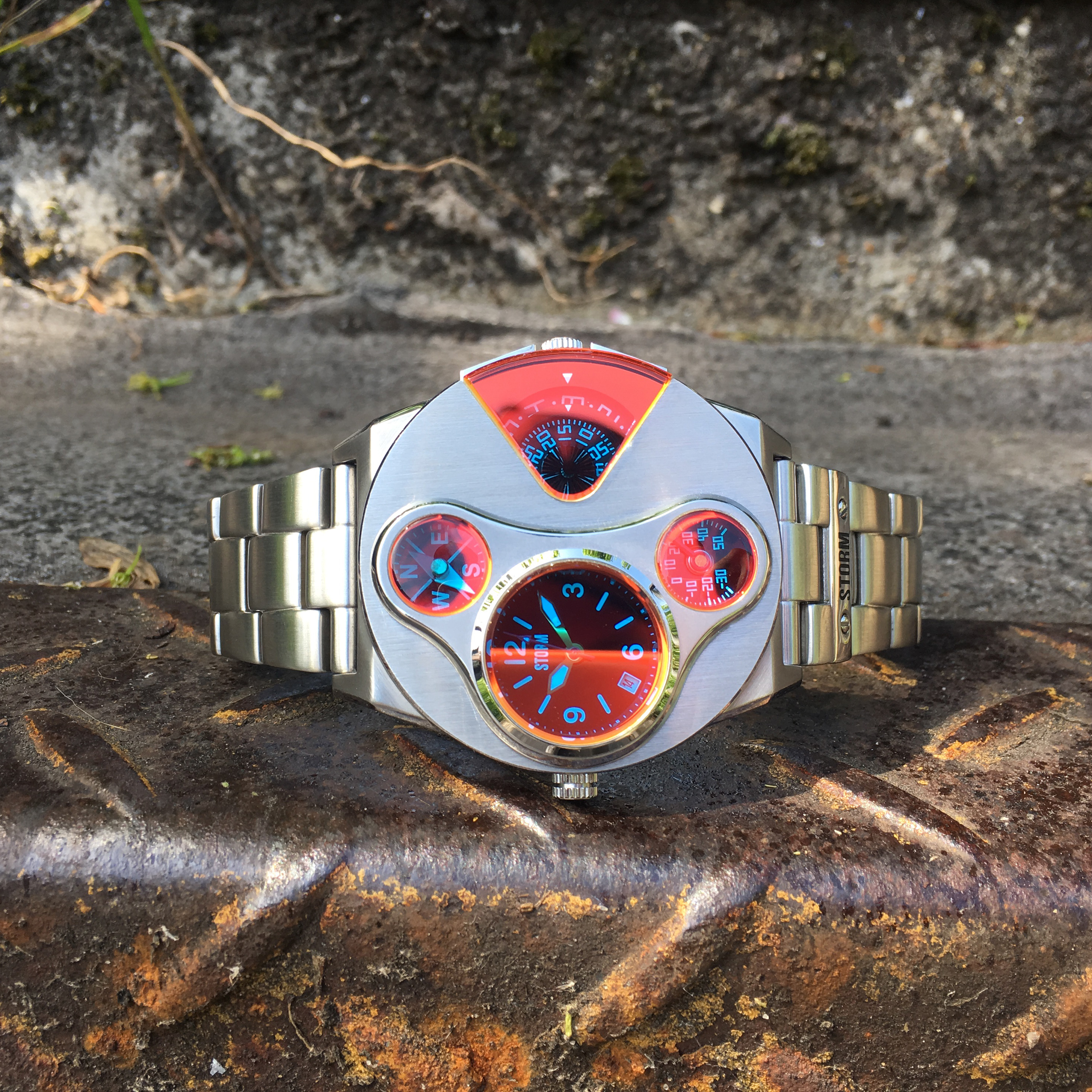 Storm Herrenuhr V2 Navigator Lazer Red 47246/R