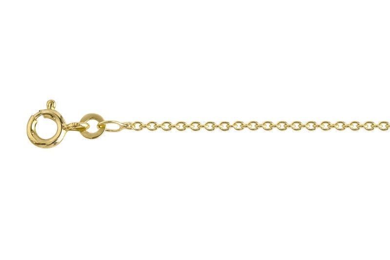 Silberkette vergoldet 45cm