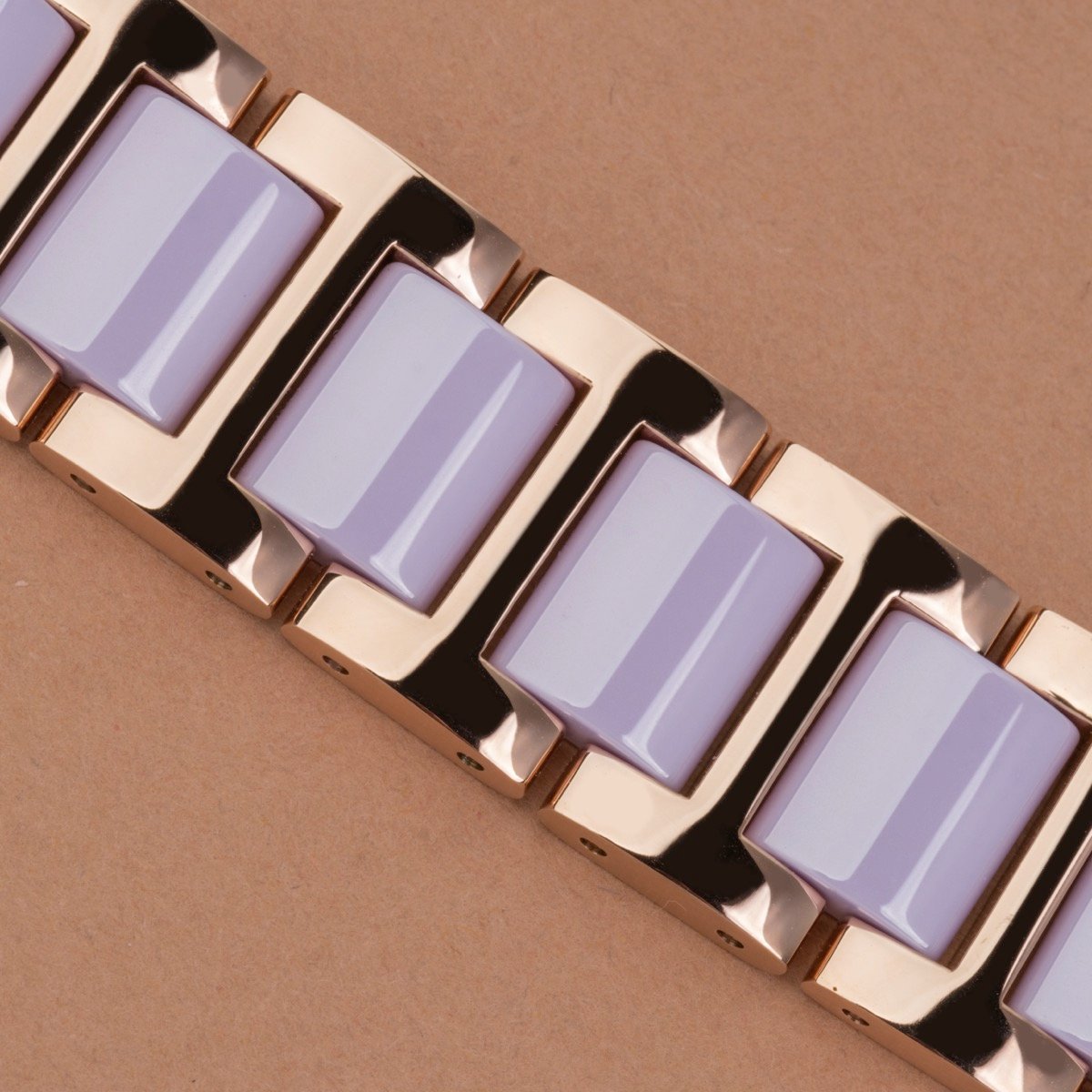 Holzkern Damenuhr Kaleidoscopic Amethyst & Keramik