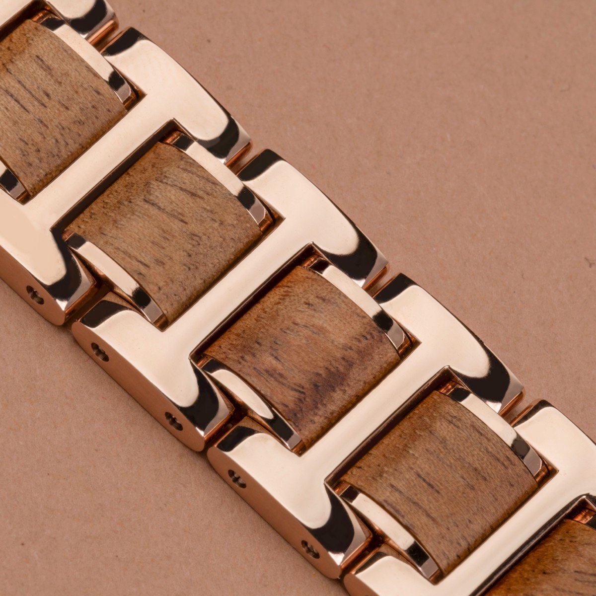 Holzkern Damenautomatikuhr Kaleidoscopic Perlmutt & Koa