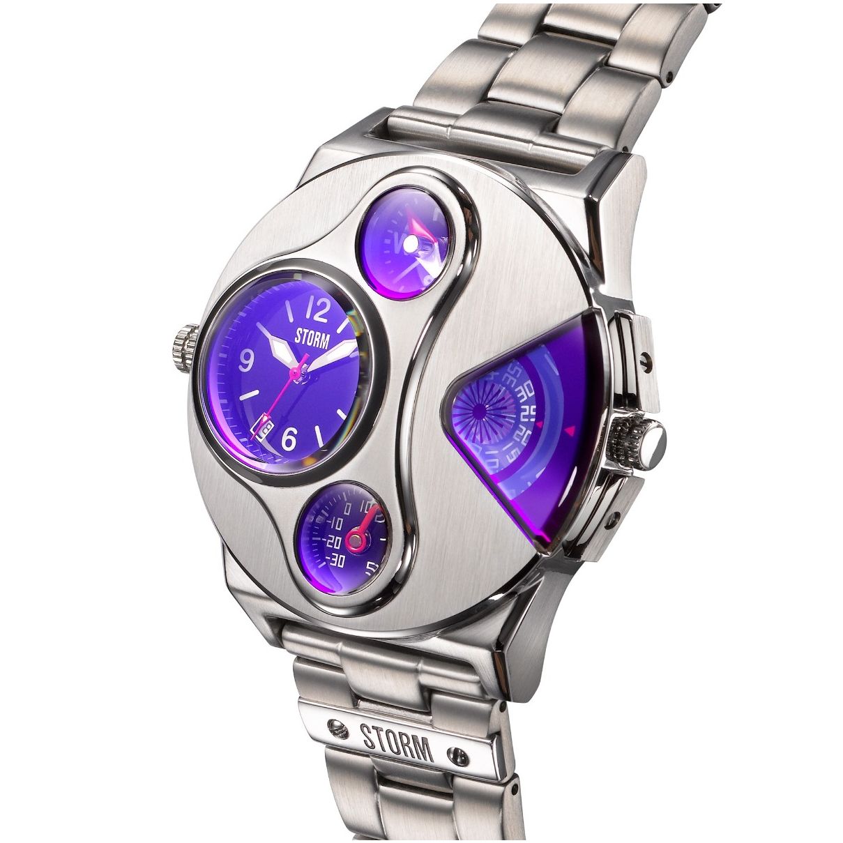 STORM Herrenuhr V2 Navigator Lazer Blue Special Edition Dual Time 47246/B