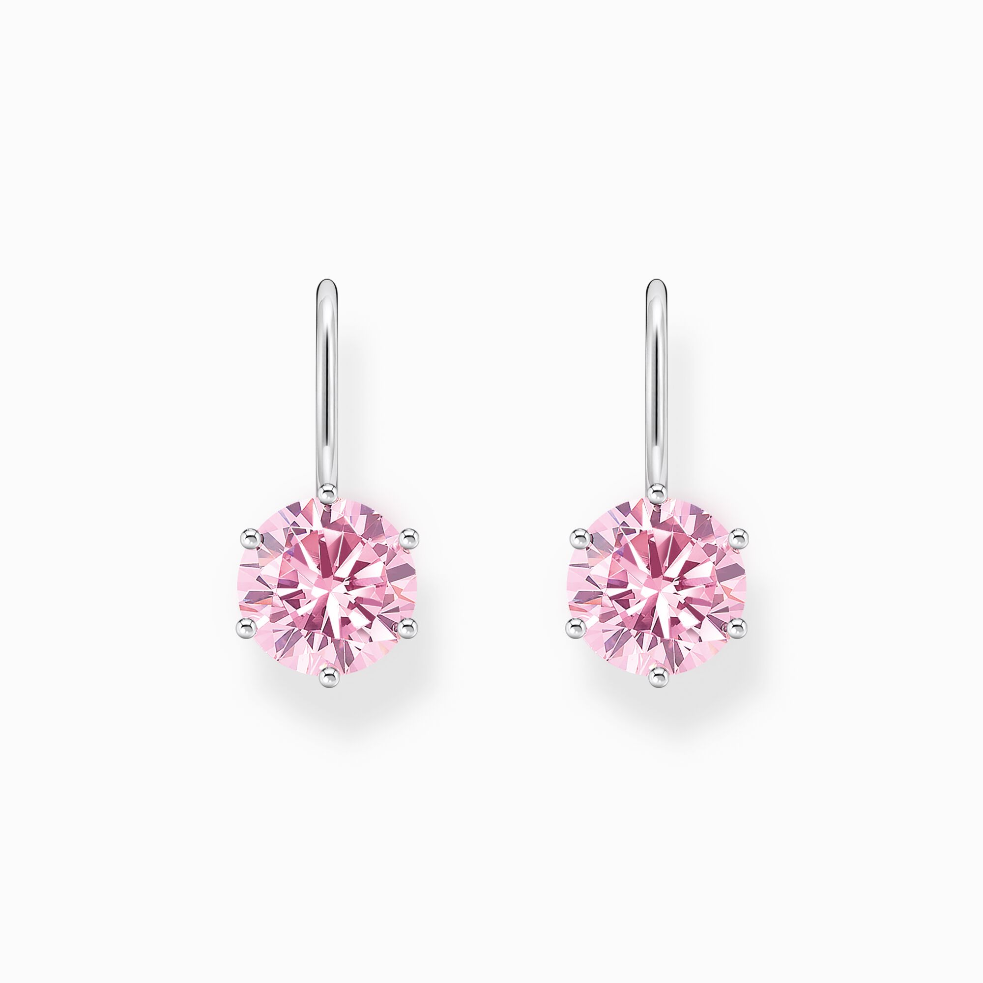 Thomas Sabo H2287-051-9 Ohrhänger mit pinkfarbenem Zirkonia